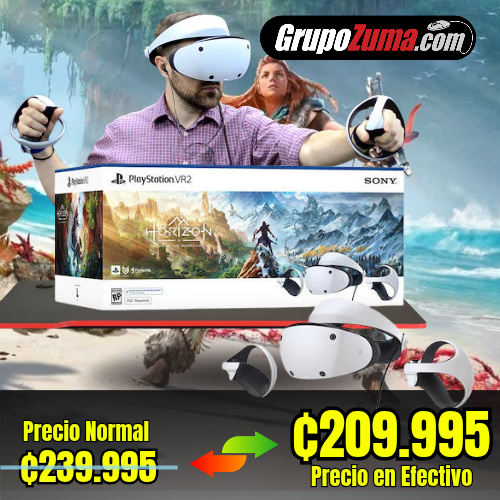 A7 PLAYSTATION VR 2 CON EL JUEGO HORIZON CALL OF THE MONTAIN